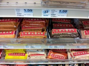 Beware of certain Larabar flavors, as some of them do not have approved ingredients. Always check your labels!